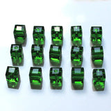 8x8mm Square Austrian Crystal Beads 100pcs/lot Cube Glass Loose Spacer Bead