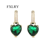 Sweet Temperament Earrings: Heart Shaped Clasp