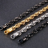 9MM Titanium Steel Men's Chain Bracelet Hiphop Rocker Style