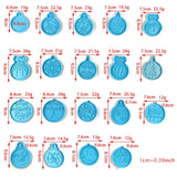 Christmas Ball Keychain Resin Mold DIY Xmas Pendants Ornaments Silicone Mould
