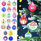 Christmas Ball Keychain Resin Mold DIY Xmas Pendants Ornaments Silicone Mould