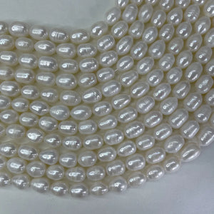 9-10MM 66Pcs/2Strands Natural Freshwater Pearl Earring Charms Jewelry Beads