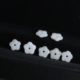 Natural Freshwater Shell Flower Earring Beads Jewelry 80Pcs