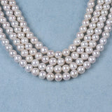 9-10mm Round Freshwater Pearl Chain for Necklace