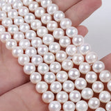9-10mm Round Freshwater Pearl Chain for Necklace
