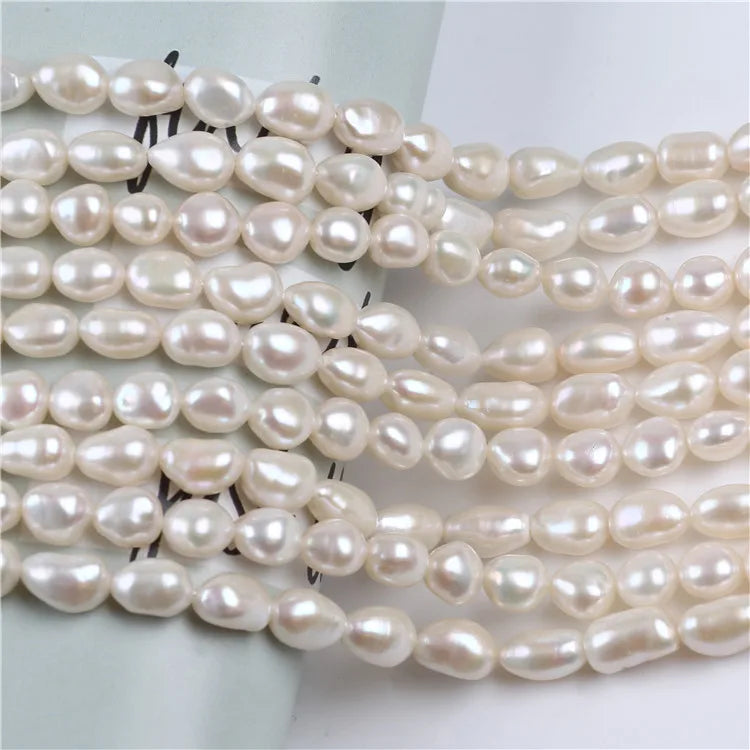9-10mm Baroque Fresh Water Pearls Strand
