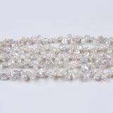 9-10mm High Top Drilled Keshi Pearl Strand