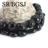Irregular Nugget Button Tourmaline Gems DIY Beads Strand