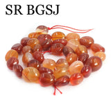 Carnelian Agat Gems Natural Stone DIY Beads Strand