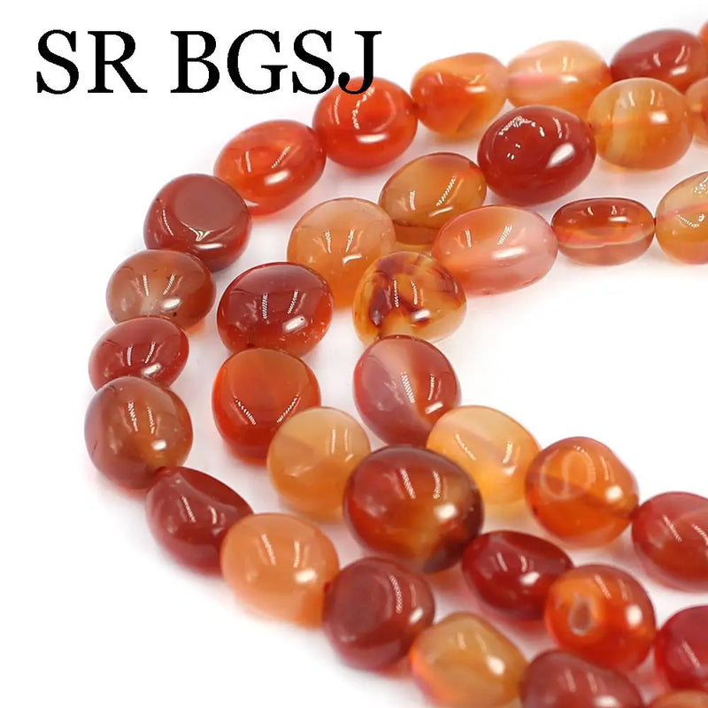 Carnelian Agat Gems Natural Stone DIY Beads Strand