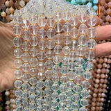 9-10mm Natural Amazonite Sunstone Crystal Agate Moonstone Beads 15''