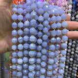 9-10mm Natural Stone Beads 15'' Round Faceted DIY Jewelry Making Beads