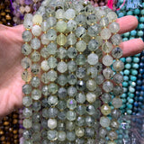 Faceted Round 9-10mm Gemstone Beads Mix 15''