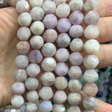 9-10mm Spodumene Quartz Fluorite Rutilate Stone Beads 15''
