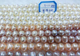 9-10mm Shell Pearl Loose Beads 15 inch DIY Jewelry