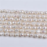 9-10mm Natural Baroque Freshwater Pearl Bead Strand