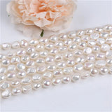 9-10mm Natural Baroque Freshwater Pearl Bead Strand