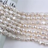 9-10mm Natural Baroque Freshwater Pearl Bead Strand