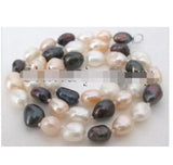 9-10mm Pink Baroque Pearl Necklace