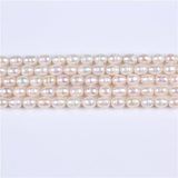 9-10mm Natural Fresh Water Rice Pearl Drops for Jewelry Making