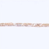 Natural Pink Freshwater Biwa Pearl Strand 9-10mm
