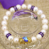 Freshwater Pearl Beads Bracelet Cloisonne Bangle Women Jewelry
