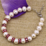 9-10mm Freshwater Pearl Bracelet DIY Jewelry B3088