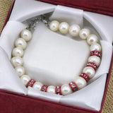 9-10mm Freshwater Pearl Bracelet DIY Jewelry B3088