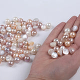 9-10mm Round Freshwater Mabe Pearls, Wholesale Loose Mabe