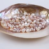 9-10mm Round Freshwater Mabe Pearls, Wholesale Loose Mabe