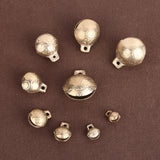 Vintage 9-28mm Tiger Head Veins Copper Bells for Bracelets DIY Jewelry