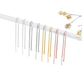 925 Sterling Silver Long Tassel Chain Ear Line Charms for DIY Earrings