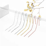 925 Sterling Silver Long Tassel Chain Ear Line Charms for DIY Earrings