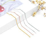925 Sterling Silver Long Tassel Chain Ear Line Charms for DIY Earrings