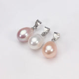 Natural South Sea Pearl Pendant AAA Silver Necklace