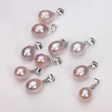 Natural South Sea Pearl Pendant AAA Silver Necklace