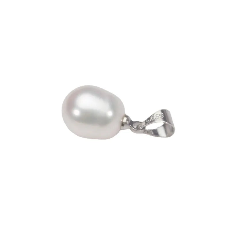 Natural South Sea Pearl Pendant AAA Silver Necklace