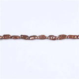 9-11mm Natural Freshwater Biwa Irregular Shape Pearls Strings