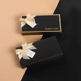 Grids Chocolate Candy Gift Packaging Box Truffle Bowknot Wedding Party