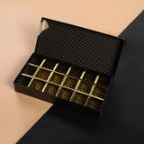 Grids Chocolate Candy Gift Packaging Box Truffle Bowknot Wedding Party