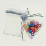 100pcs 9x12cm Gray Gift Bags For Jewelry/Wedding/Christmas/Birthday
