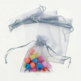 100pcs 9x12cm Gray Gift Bags For Jewelry/Wedding/Christmas/Birthday