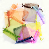 100pcs Multicolor Gift Bags For Jewelry - Yarn Bag With Handles