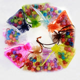 100pcs Multicolor Gift Bags For Jewelry - Yarn Bag With Handles
