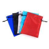 10pcs Satin Drawstring Bags Your Shop LOGO for Jewelry Wigs High Heels