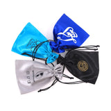 10pcs Satin Drawstring Bags Your Shop LOGO for Jewelry Wigs High Heels