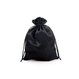 10pcs Satin Drawstring Bags Your Shop LOGO for Jewelry Wigs High Heels
