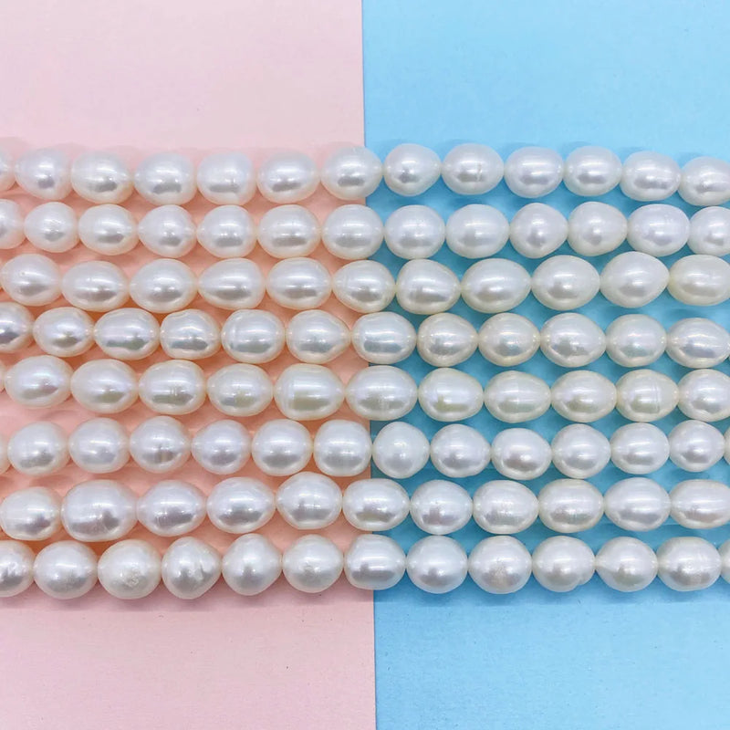 9-12mm Natural AA Freshwater Pearl Jewelry DIY Kit