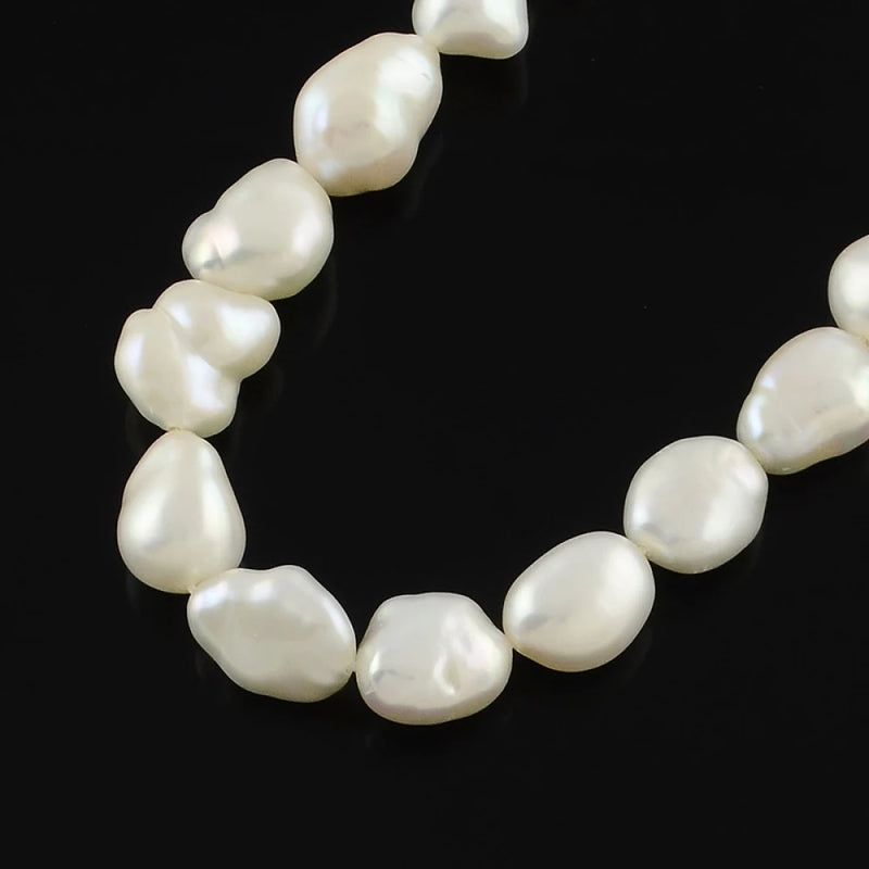 9~12mm Natural Keshi Pearl Beads 36pcs/strand