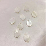 Natural Shell Water Drop Stone Earring Bead Charms